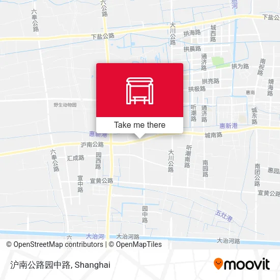 沪南公路园中路 map
