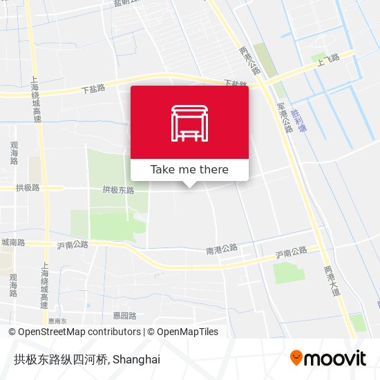 拱极东路纵四河桥 map