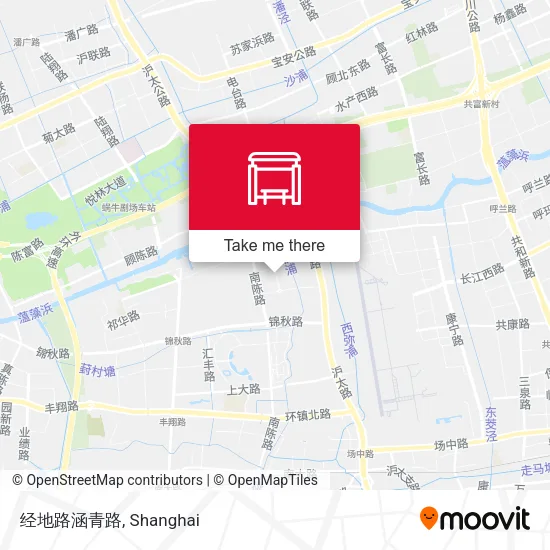 经地路涵青路 map