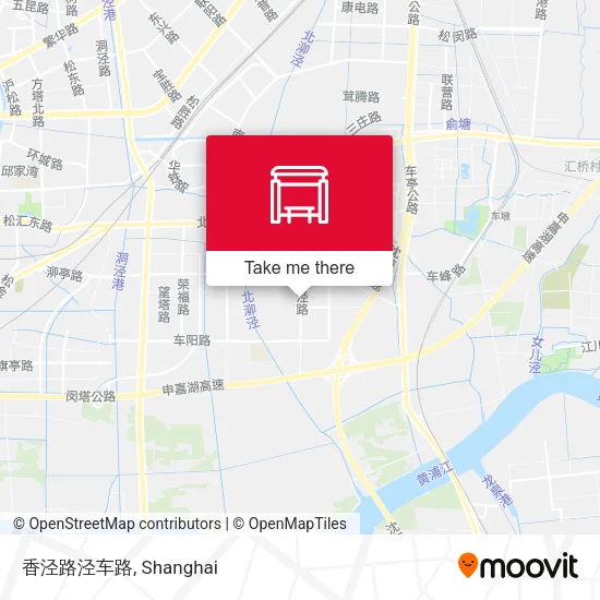 香泾路泾车路 map