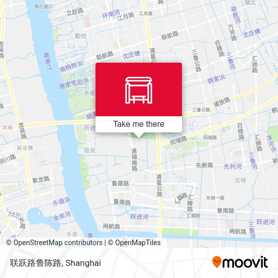 联跃路鲁陈路 map