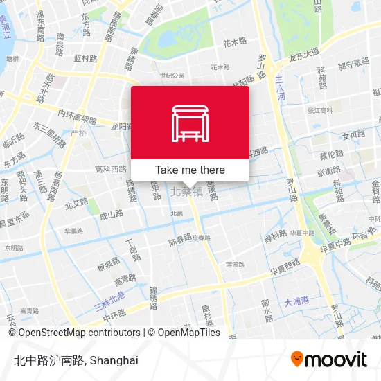 北中路沪南路 map