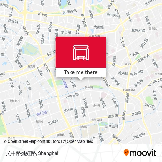 吴中路姚虹路 map