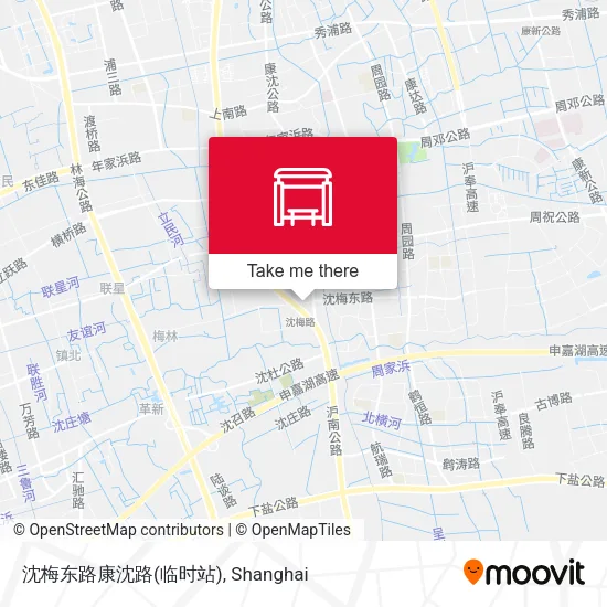 沈梅东路康沈路(临时站) map