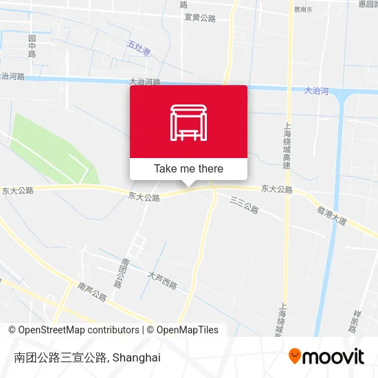 南团公路三宣公路 map