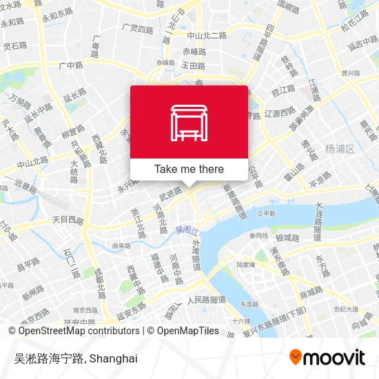 吴淞路海宁路 map