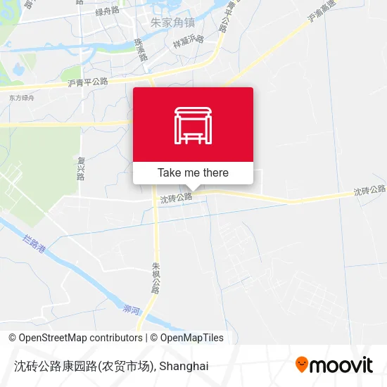 沈砖公路康园路(农贸市场) map