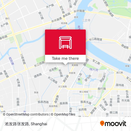 淞发路张发路 map