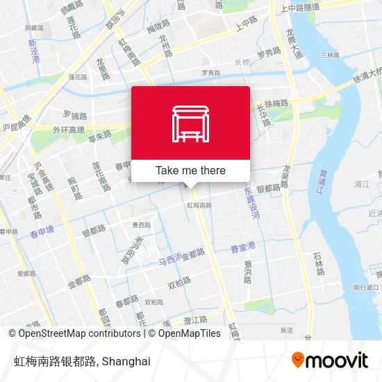 虹梅南路银都路 map