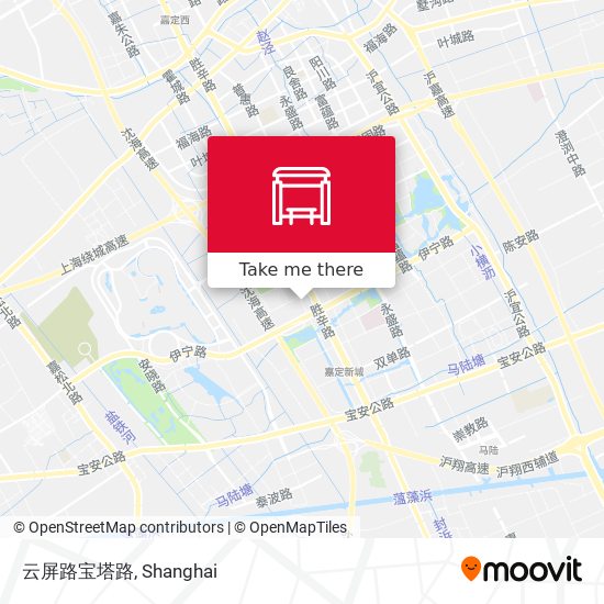 云屏路宝塔路 map