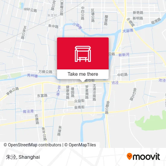 朱泾 map