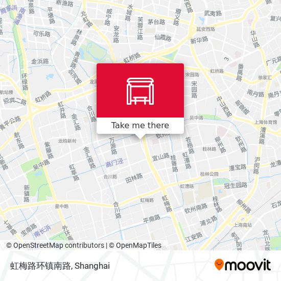 虹梅路环镇南路 map