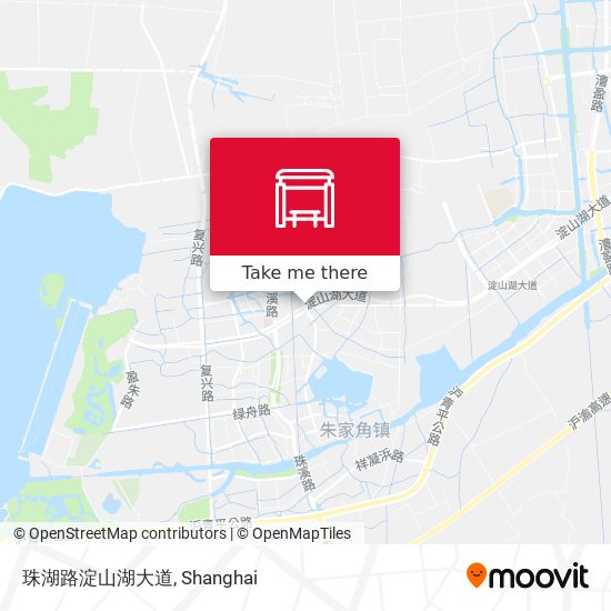 珠湖路淀山湖大道 map