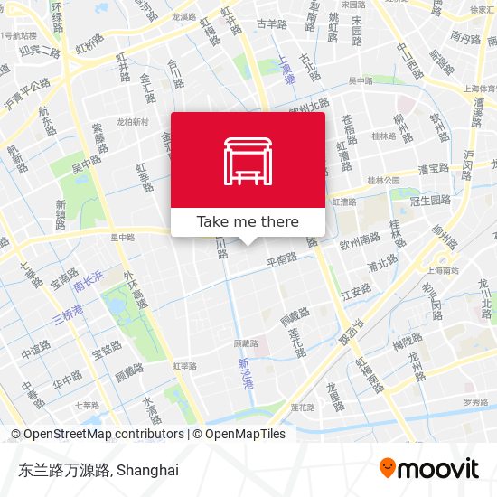 东兰路万源路 map