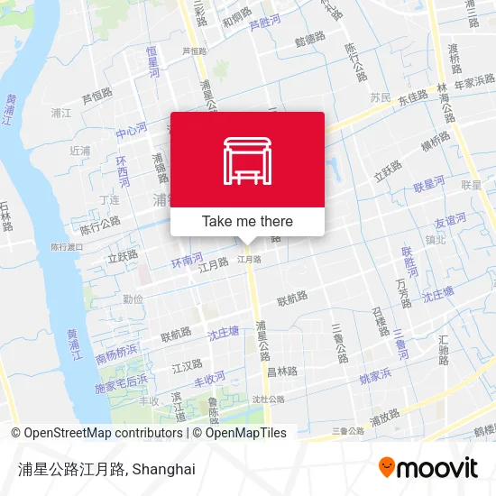 浦星公路江月路 map