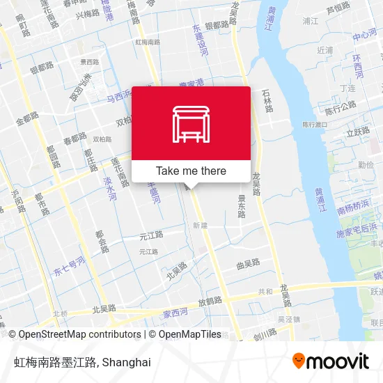 虹梅南路墨江路 map