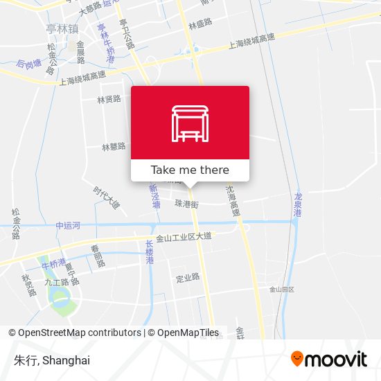 朱行 map