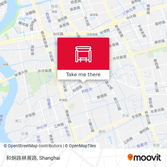 和炯路林展路 map