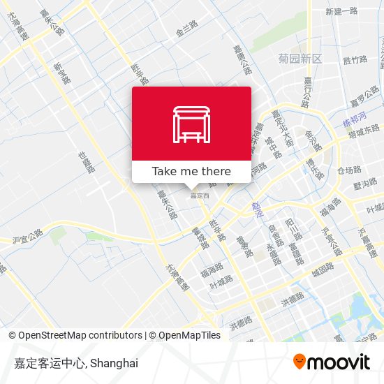 嘉定客运中心 map