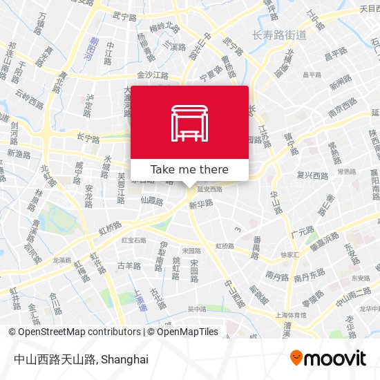 中山西路天山路 map