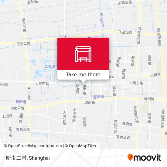 听潮二村 map