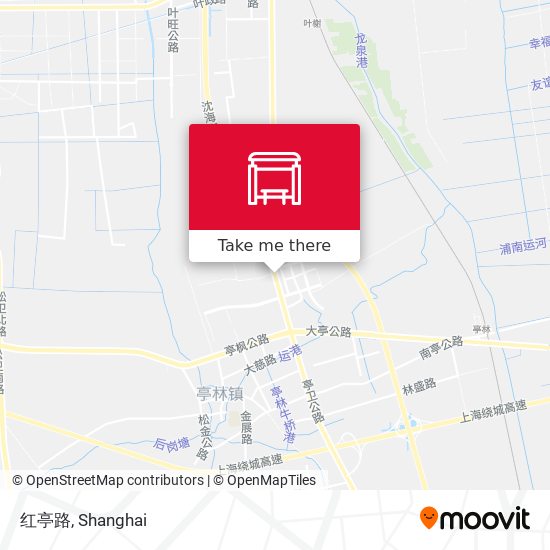 红亭路 map
