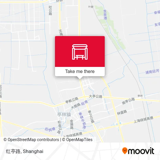 红亭路 map