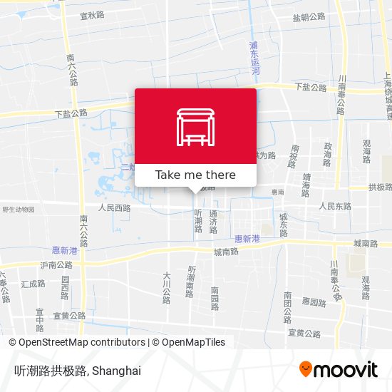 听潮路拱极路 map