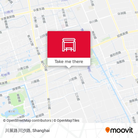 川展路川沙路 map