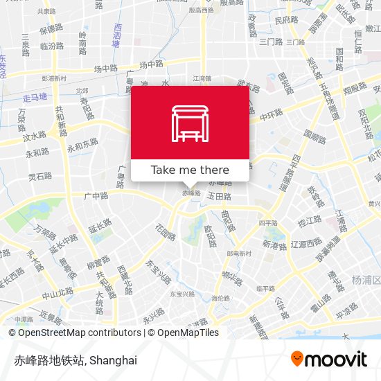 赤峰路地铁站 map