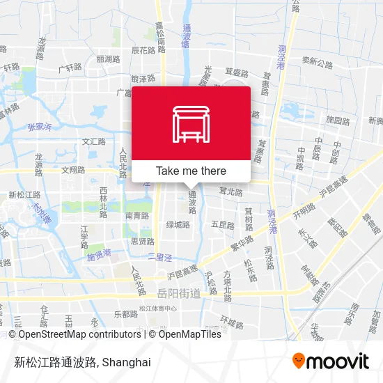 新松江路通波路 map