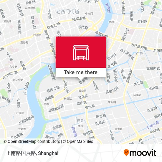 上南路国展路 map