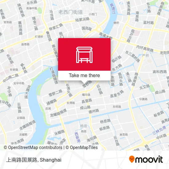 上南路国展路 map