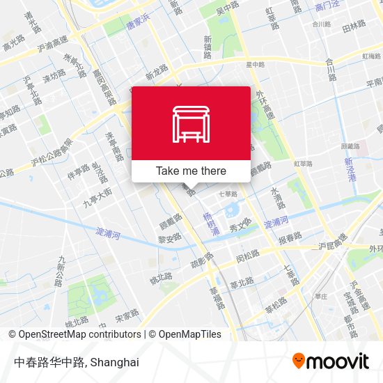 中春路华中路 map