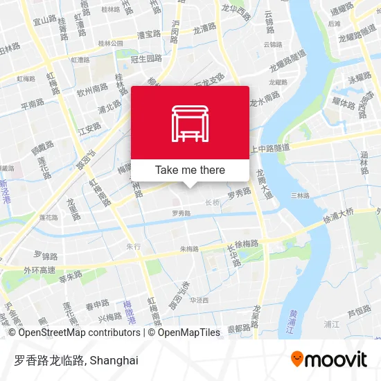 罗香路龙临路 map
