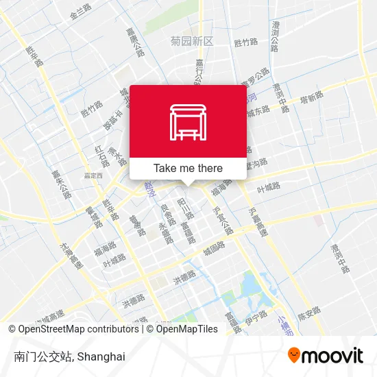南门公交站 map