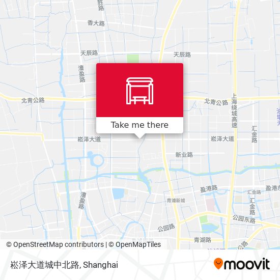 崧泽大道城中北路 map