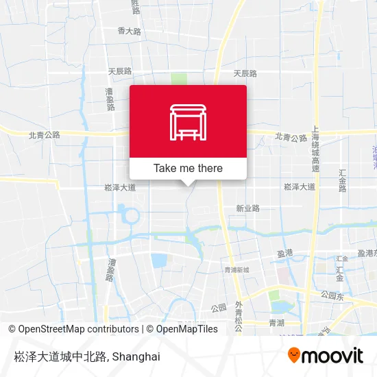 崧泽大道城中北路 map