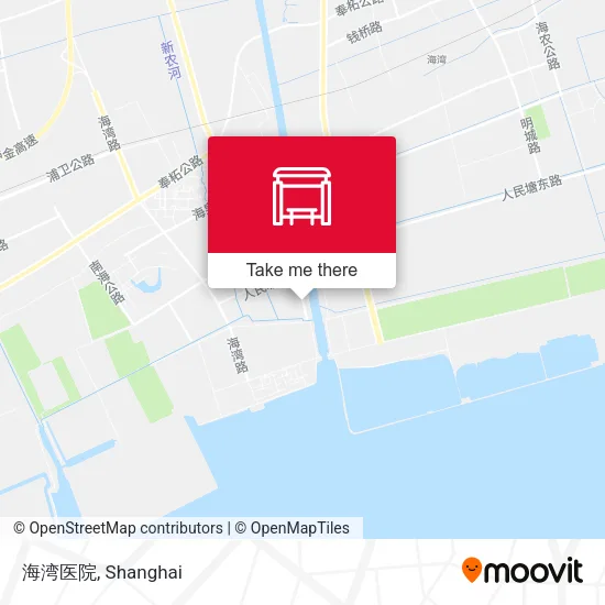 海湾医院 map