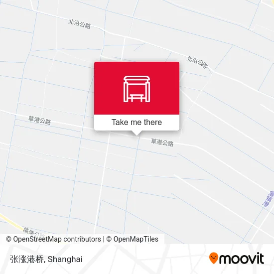 张涨港桥 map