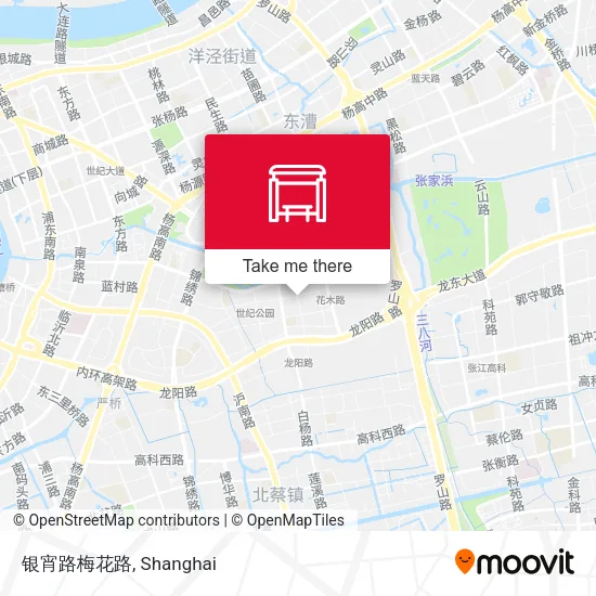 银宵路梅花路 map