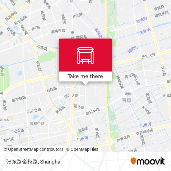 张东路金秋路 map