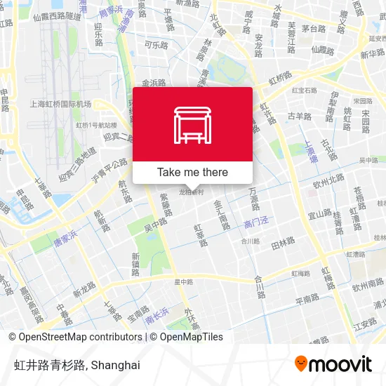虹井路青杉路 map