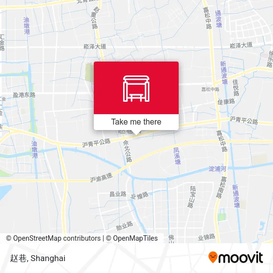 赵巷 map