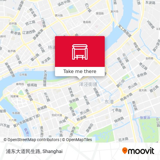 浦东大道民生路 map