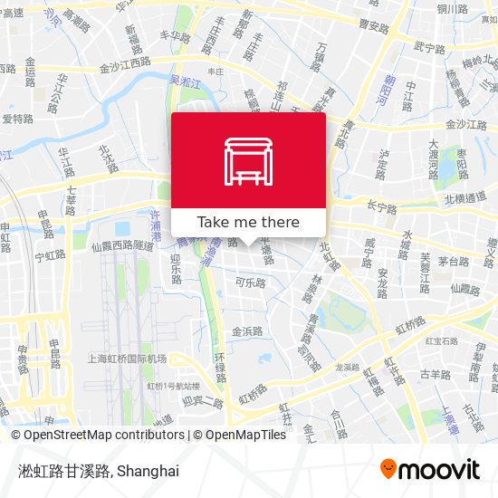 淞虹路甘溪路 map