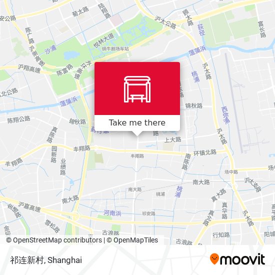 祁连新村 map