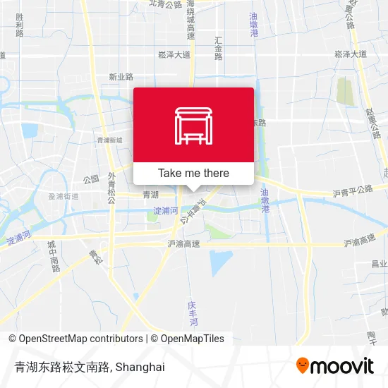 青湖东路崧文南路 map