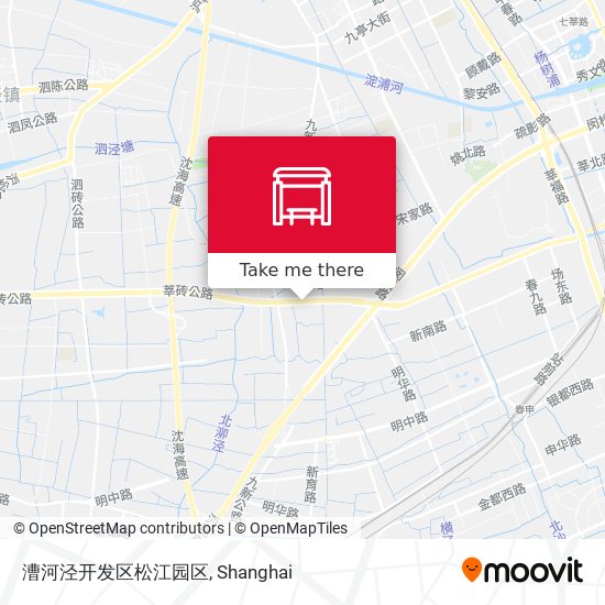 漕河泾开发区松江园区 map