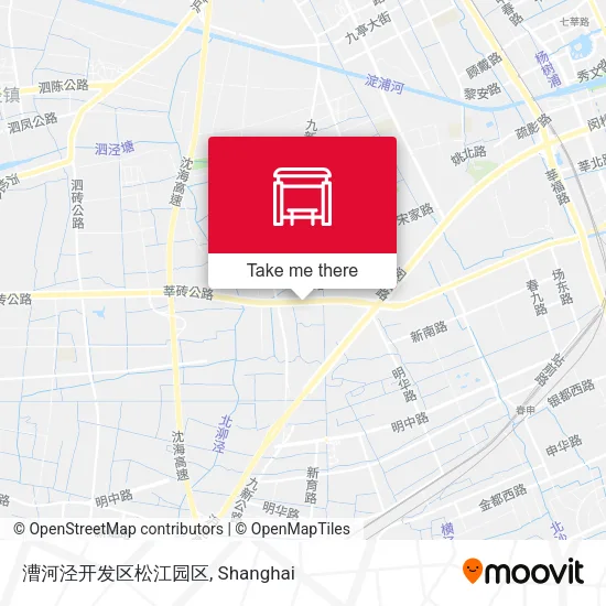 漕河泾开发区松江园区 map